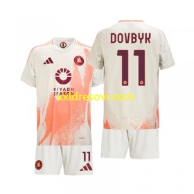 AS Roma Artem Dovbyk 11 Gostujući Dječji Nogometni Dres 2024-2025